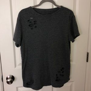 Grey Distressed T-shirt